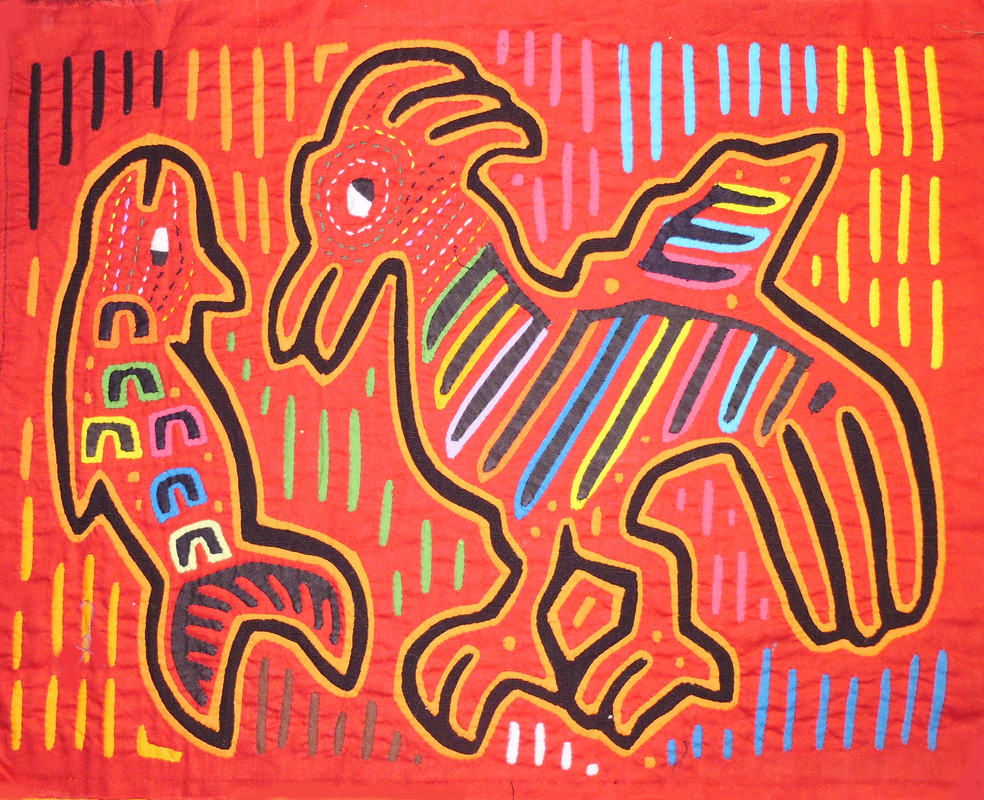 Vintage Molas Molas from the San Blas Islands of Panama